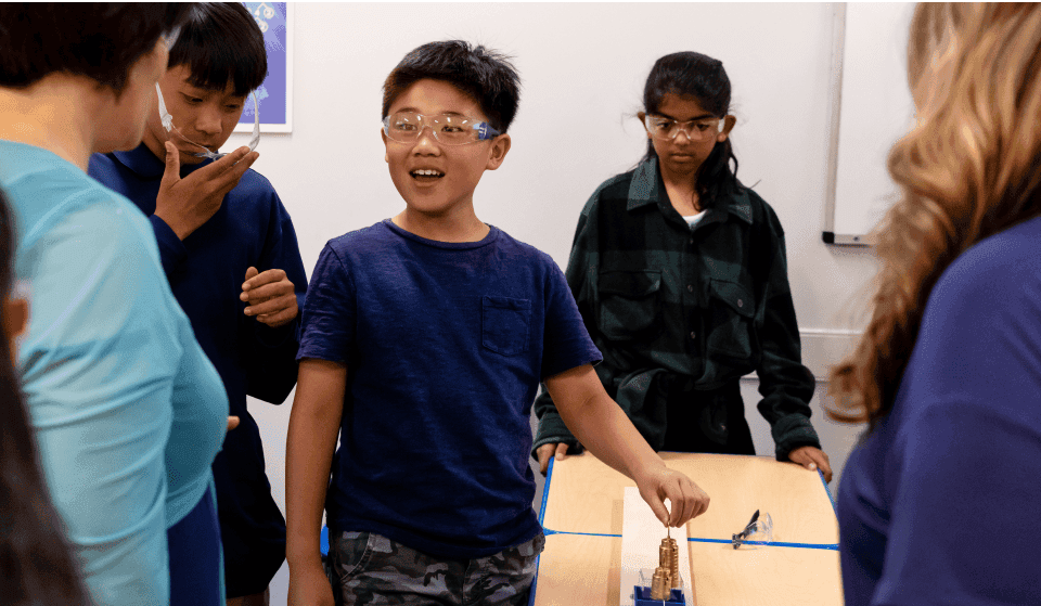 AoPS Academy students in science summer camps